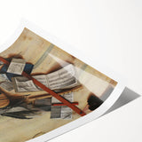Baroque Musical Still Life: Classic Art Print with Timeless Elegance