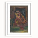Expressionist Art - Seated Woman by Arnold Peter Weisz-Kubínčan