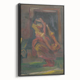 Expressionist Art - Seated Woman by Arnold Peter Weisz-Kubínčan