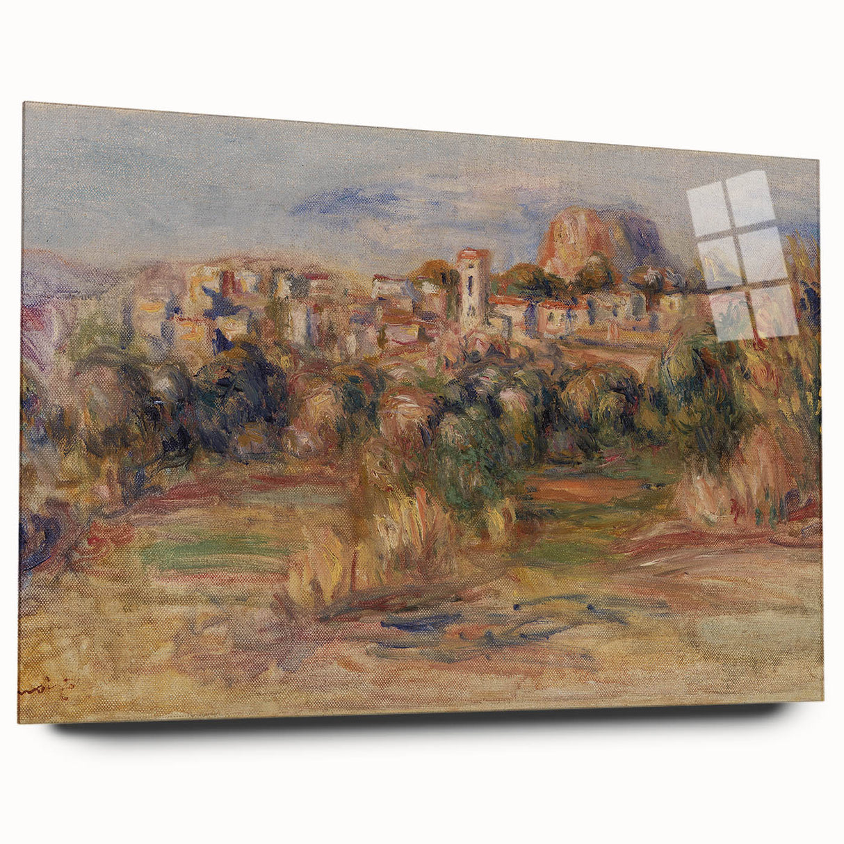 Impressionist Landscape - La Gaude by Pierre-Auguste Renoir Print