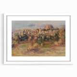Impressionist Landscape - La Gaude by Pierre-Auguste Renoir Print