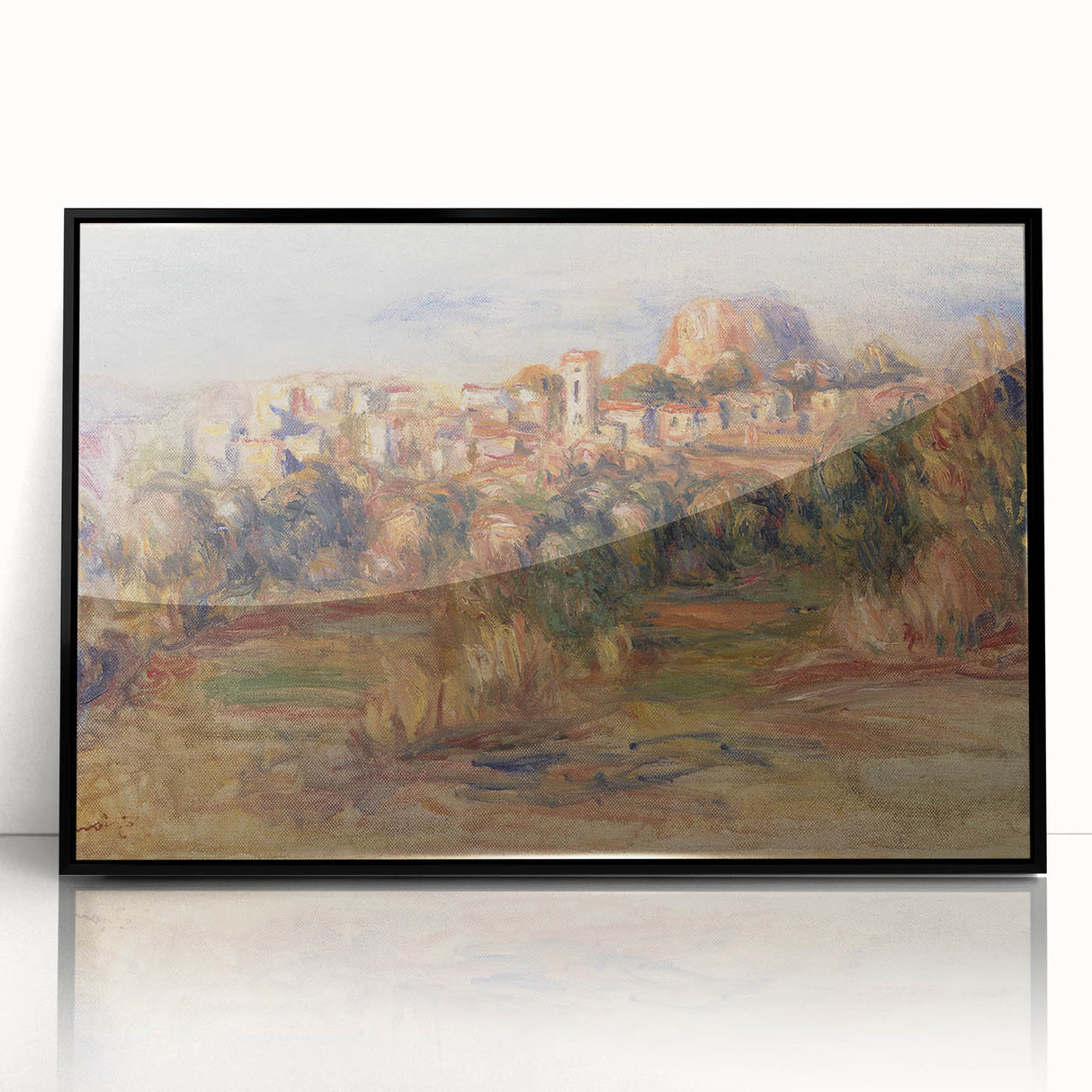 Impressionist Landscape - La Gaude by Pierre-Auguste Renoir Print