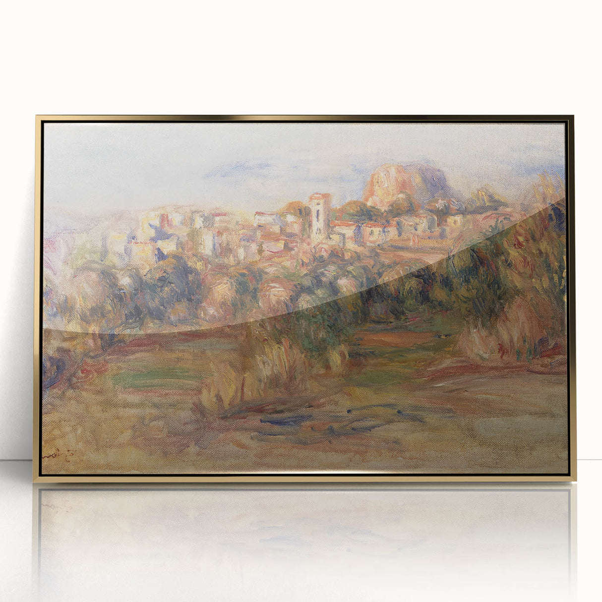 Impressionist Landscape - La Gaude by Pierre-Auguste Renoir Print
