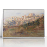 Impressionist Landscape - La Gaude by Pierre-Auguste Renoir Print