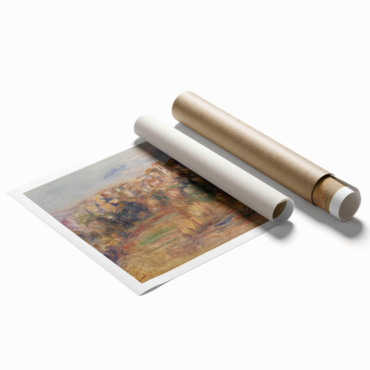 Impressionist Landscape - La Gaude by Pierre-Auguste Renoir Print