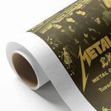 Metallica New Year's Eve 1980s Concert Poster - Retro Metal Wall Art