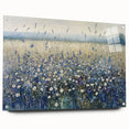 Framed Dining Room Prints - Tranquil Floral Landscape Art