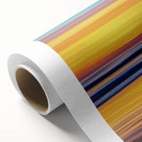 Abstract landscape artwork on rolled canvas, showcasing vibrant colors and flowing shapes, ideal for contemporary home decor. Perfect for adding a modern touch to any space.