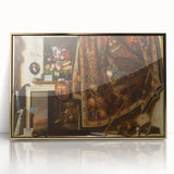Baroque Still Life: Classic Art Print with Lavish Detail and Elegance