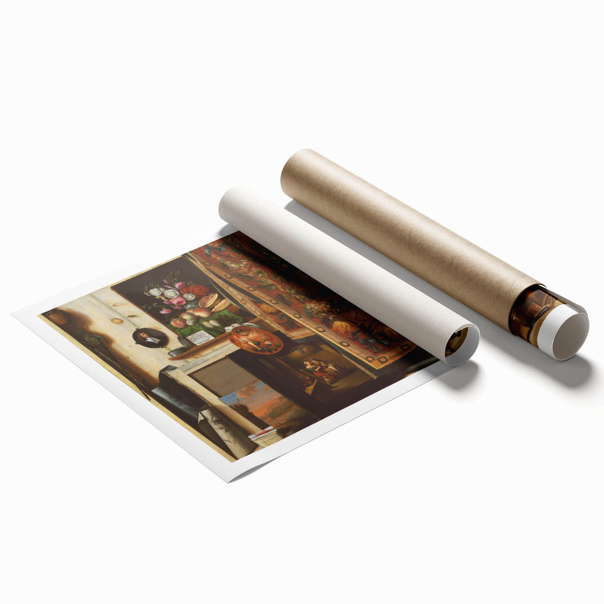 Baroque Still Life: Classic Art Print with Lavish Detail and Elegance