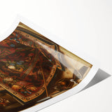 Baroque Still Life: Classic Art Print with Lavish Detail and Elegance