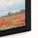 Impressionist Landscape Wall Art - Red Field by Lajos Csordák Print