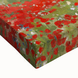 Impressionist Landscape Wall Art - Red Field by Lajos Csordák Print