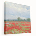 Impressionist Landscape Wall Art - Red Field by Lajos Csordák Print