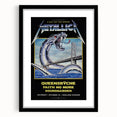 Metallica A Day on the Green Concert Poster - Retro Metal Wall Art