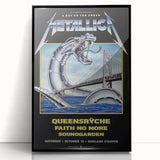 Metallica A Day on the Green Concert Poster - Retro Metal Wall Art