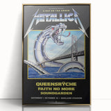 Metallica A Day on the Green Concert Poster - Retro Metal Wall Art