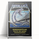 Metallica A Day on the Green Concert Poster - Retro Metal Wall Art