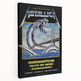 Metallica A Day on the Green Concert Poster - Retro Metal Wall Art