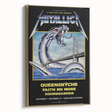 Metallica A Day on the Green Concert Poster - Retro Metal Wall Art