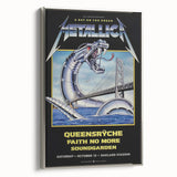 Metallica A Day on the Green Concert Poster - Retro Metal Wall Art