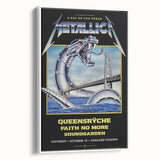 Metallica A Day on the Green Concert Poster - Retro Metal Wall Art