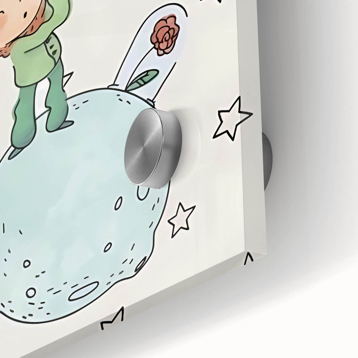 Little Prince-Inspired Girls Room Wall Art - Kids Space Decor