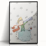 Little Prince-Inspired Girls Room Wall Art - Kids Space Decor