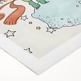 Little Prince-Inspired Girls Room Wall Art - Kids Space Decor