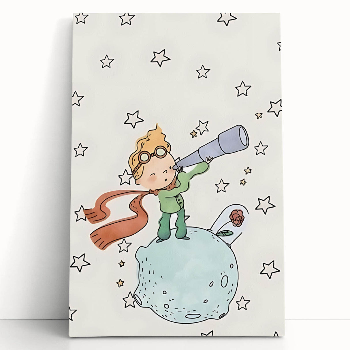 Little Prince-Inspired Girls Room Wall Art - Kids Space Decor