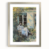 Abstract figurative frame with a sleek silver matte finish, showcasing a modern design perfect for contemporary decor. Ideal for enhancing living spaces or galleries.