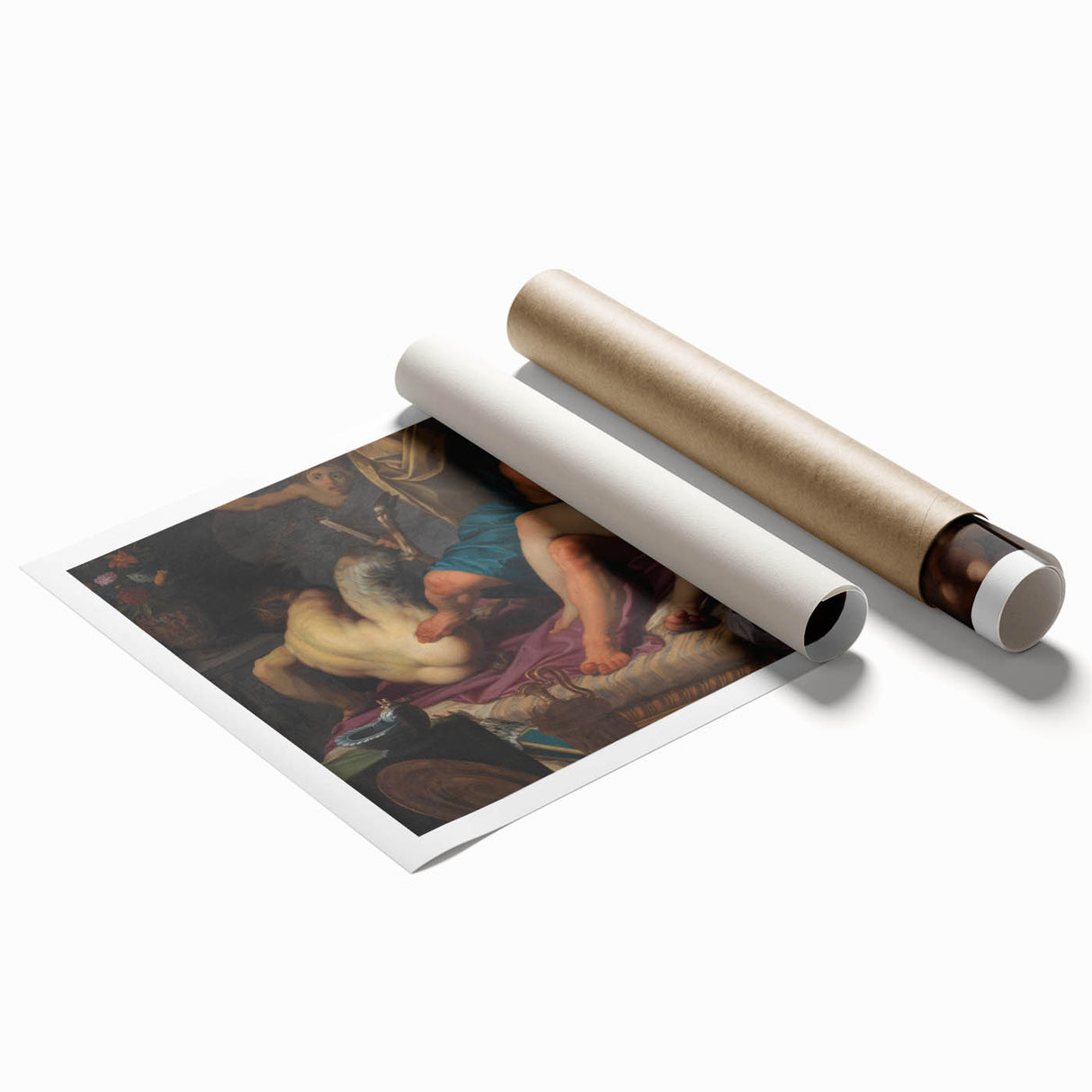 Baroque Wall Art - Mythological Scene with Classical Elegance