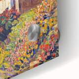 Colorful Impressionist Landscape - Van Gogh’s Garden Scene Wall Art Print