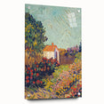 Colorful Impressionist Landscape - Van Gogh’s Garden Scene Wall Art Print