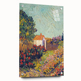 Colorful Impressionist Landscape - Van Gogh’s Garden Scene Wall Art Print