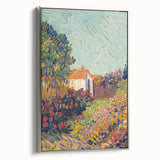 Colorful Impressionist Landscape - Van Gogh’s Garden Scene Wall Art Print