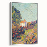 Colorful Impressionist Landscape - Van Gogh’s Garden Scene Wall Art Print