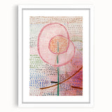 Modern Wall Art - Abstract Blossoming Flower Print for Trendy Decor