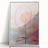 Modern Wall Art - Abstract Blossoming Flower Print for Trendy Decor