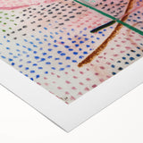 Modern Wall Art - Abstract Blossoming Flower Print for Trendy Decor