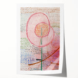 Modern Wall Art - Abstract Blossoming Flower Print for Trendy Decor