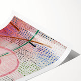 Modern Wall Art - Abstract Blossoming Flower Print for Trendy Decor