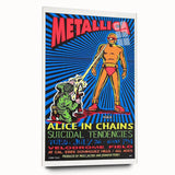 Metallica Concert Poster - Alice in Chains & Suicidal Tendencies