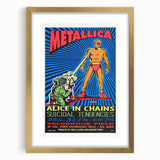 Metallica Concert Poster - Alice in Chains & Suicidal Tendencies