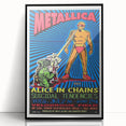 Metallica Concert Poster - Alice in Chains & Suicidal Tendencies