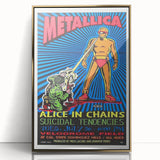 Metallica Concert Poster - Alice in Chains & Suicidal Tendencies