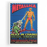 Metallica Concert Poster - Alice in Chains & Suicidal Tendencies