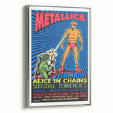 Metallica Concert Poster - Alice in Chains & Suicidal Tendencies