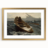 The Fog Warning Realism Art Print - Maritime Seascape Canvas Decor