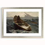 The Fog Warning Realism Art Print - Maritime Seascape Canvas Decor
